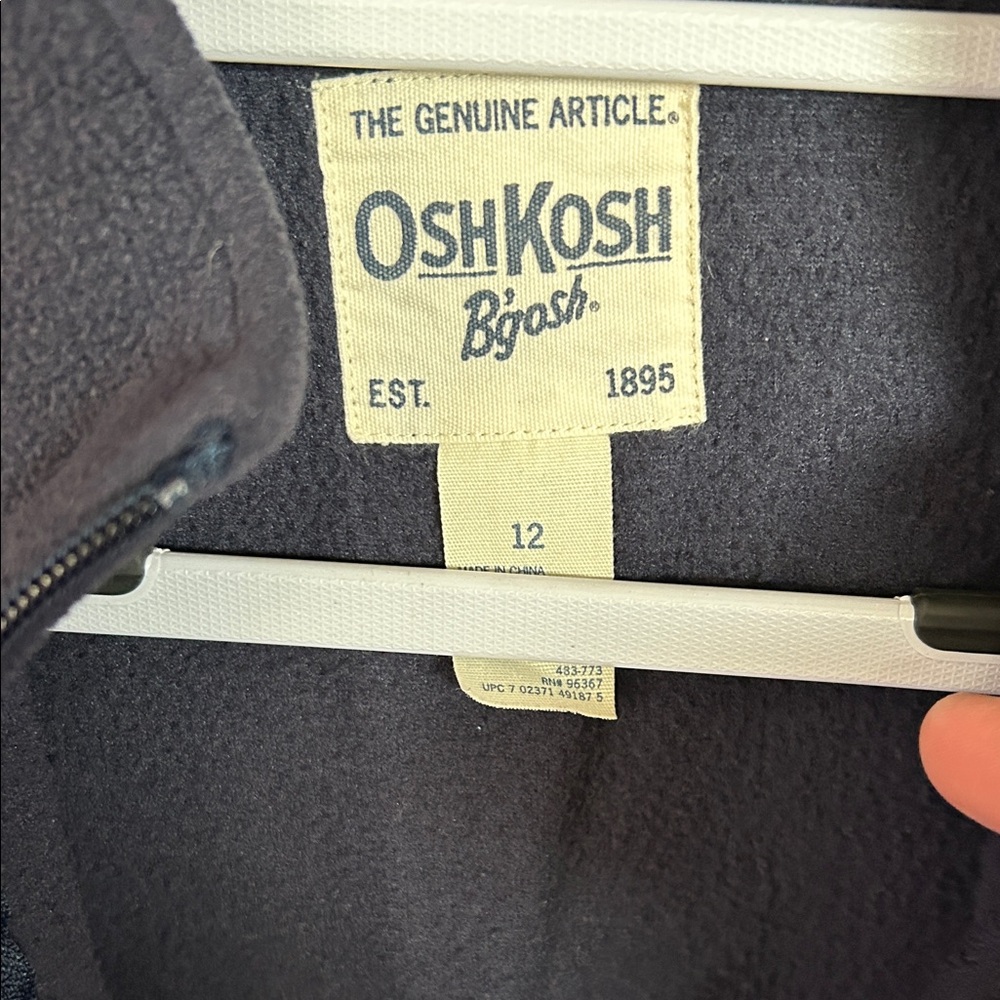 OshKosh B'gosh Navy and Royal Blue Vest - Picture 2 of 3